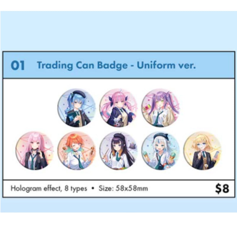 hololive ホロライブ コラボカフェグッズ 第二弾 シンガポール hololive ホロライブ コラボカフェグッズ 第二弾 シンガポール