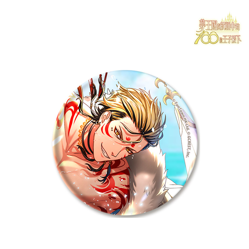 夢100 盛夏に咲く恋の火花 缶バッジ (台湾限定) 夏中綻放的戀愛火花