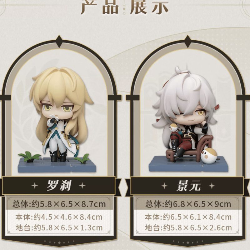 崩壊スターレイル 旅立ちの時テーマ ちびキャラ フィギュア