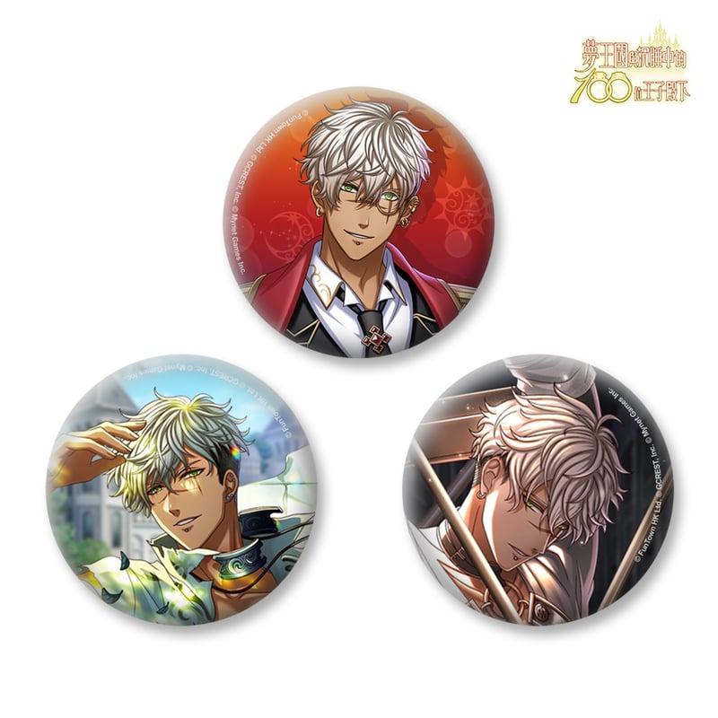 夢100 追想のジャッジメント 缶バッジセット (台湾限定) 追憶的審判