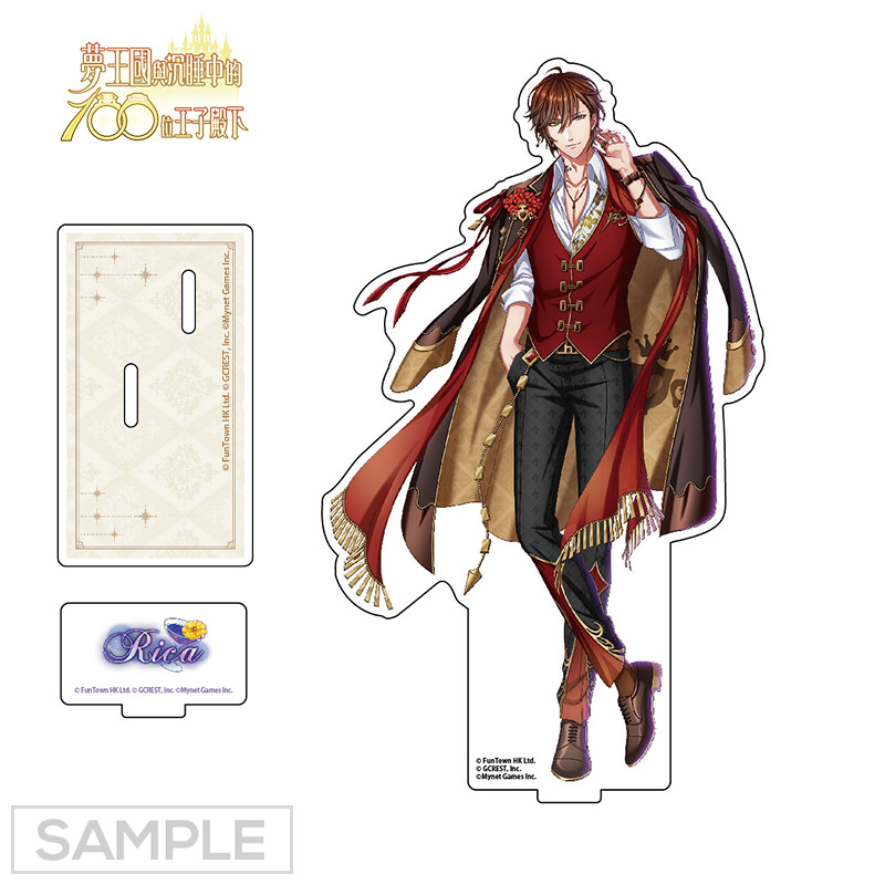 夢100 夜に咲くフラワーカクテル/夜間綻放的花香調酒 アクスタ (台湾