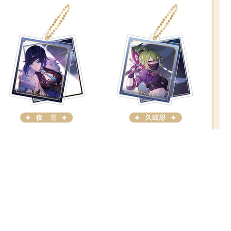 原神 キャラクターGenshin アクリルキーホルダー