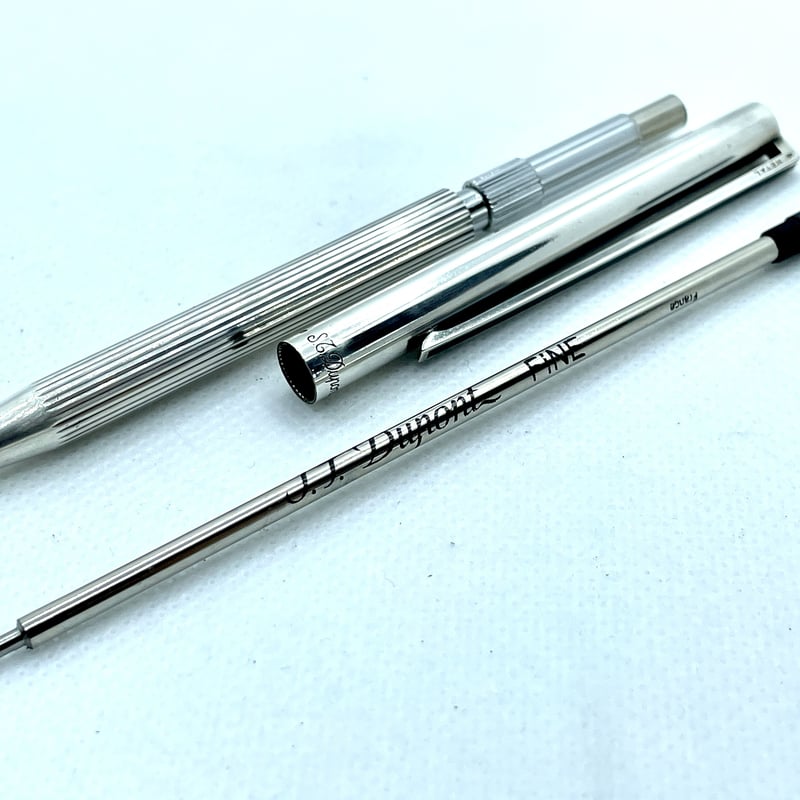 DuPont】デュポンスターリングシルバーボールペンSV925【筆記OK DuPont】デュポンスターリングシルバーボールペンSV925【筆記OK