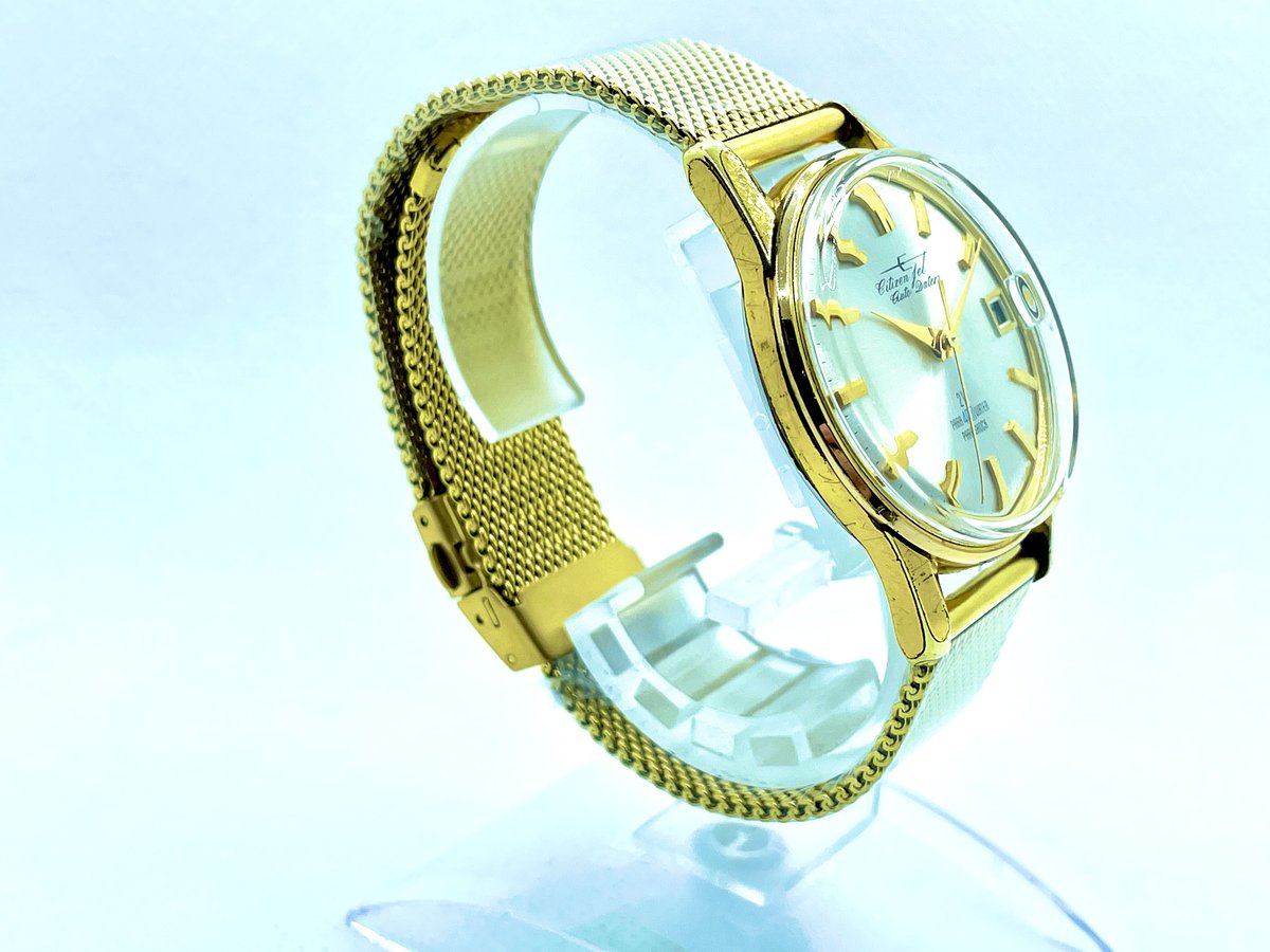 週末値引 CITIZEN ジェット OH,風防交換済み 自動巻き シチズン ジェット パラウォーター 1962年製