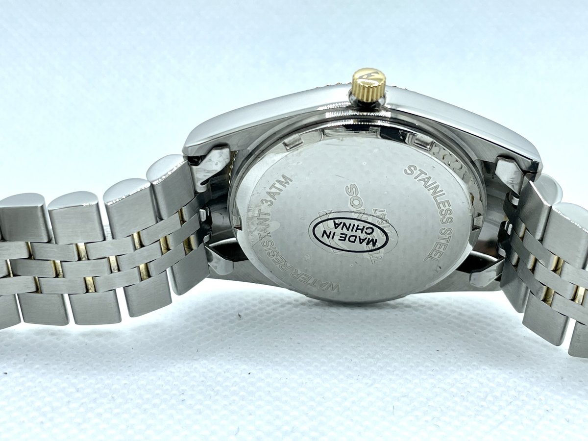 ♥【未使用】TECHNOS　テクノス　T9B98　クォーツ　黒　デイト表示　可動 imgrc0159120881.jpg