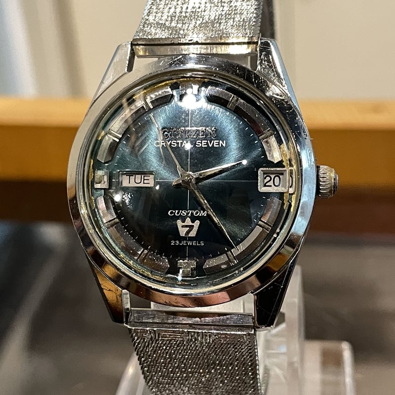 シチズン クリスタルセブン カスタム 腕時計 ビンテージ 23石 自動巻き