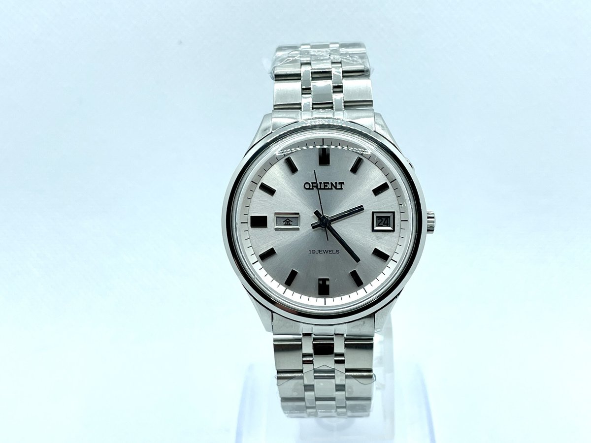【稼働品】ORIENT EVAE-B00 デイデイト 手巻き自動巻き対応 トノー 稼働品】ORIENT オリエントEVAE-B00 デイデイト自動巻 トノー