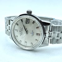 【21年12月OH済】シチズンジェットオートデーター21石PARA40mWATER PARA SHOCK自動巻【新品風防、ステンレスブレス】