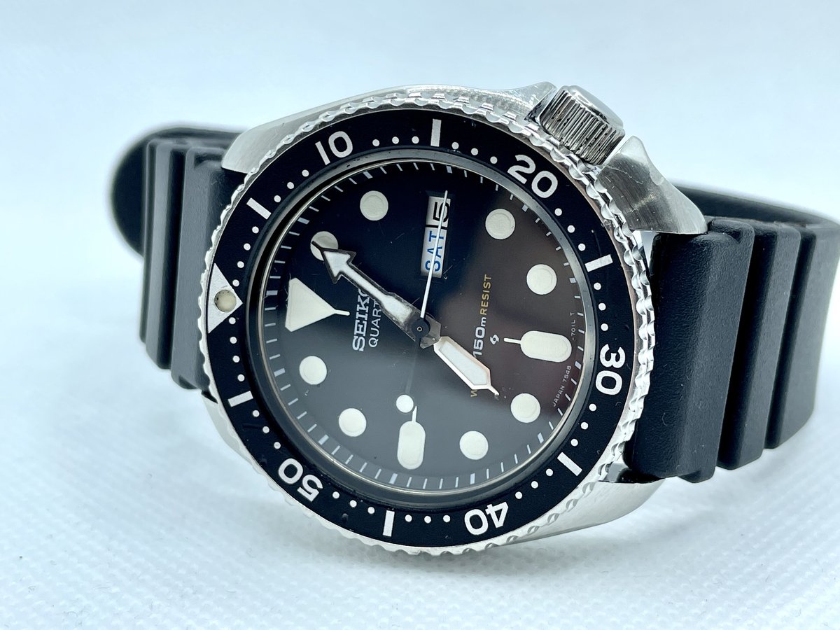 OH後渡し】SEIKOセイコーQZダイバーWATER150mRESIST 7548-700【 OH後渡し】SEIKOセイコーQZダイバーWATER150mRESIST 7548-700【