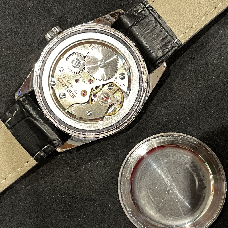 【OH済】SEIKOセイコースポーツマン17石SS鶴印J15005E OH済】SEIKOセイコースポーツマン17石SS鶴印J15005E