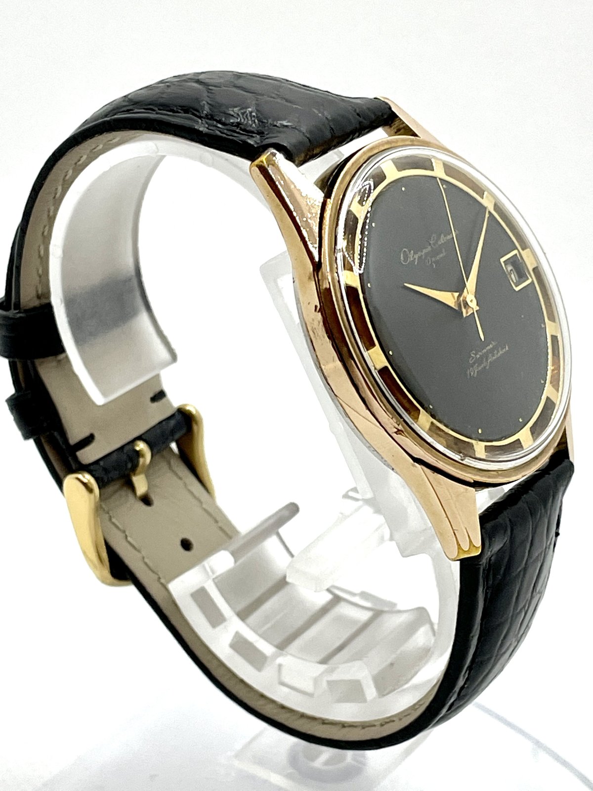 OH済】オリエント オリンピアカレンダースイマー19石手巻き