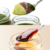 【期間限定】うっふぷりん　カラメル＆深み宇治抹茶くちどけ水ようかん 6個入 （カラメル3／深み宇治抹茶3）【冷蔵】