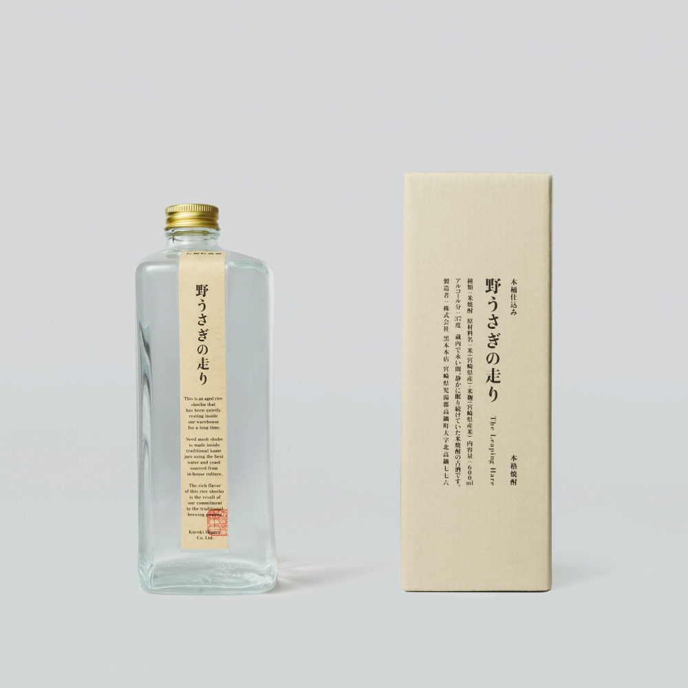 米焼酎】野うさぎの走り 古酒 37度〈600ml〉※箱付き | 味ノマチダヤ