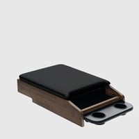 WALNUT CENTER CONSOLE NARROW DX