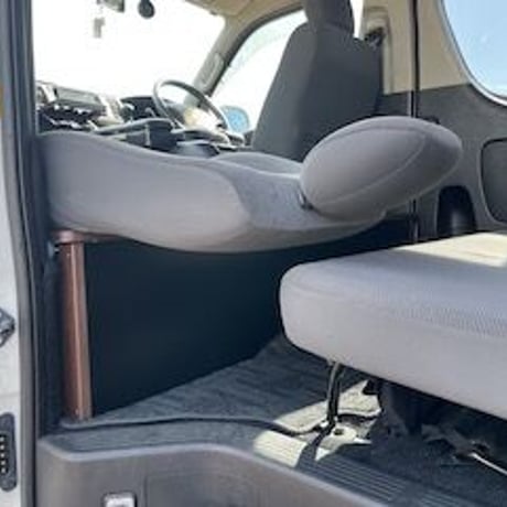 WALNUT SECOND TABLE NARROW BODY For full flat seat