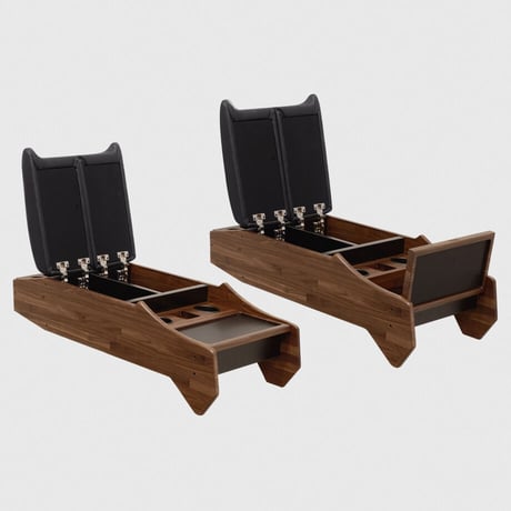 WALNUT CENTER CONSOLE REAR WIDE BODY