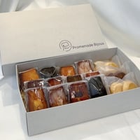 フィナンシェ(12個入)＆焼き菓子(３個入)BOX　※ギフト用にイベント毎のシール貼付できます。