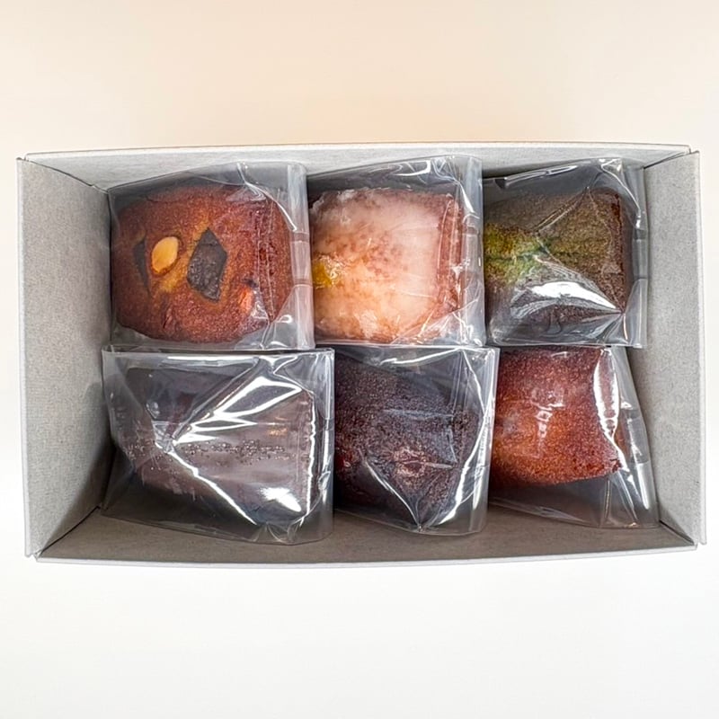 フィナンシェBOX（6個入り） | 【テリーヌショコラ専門店】Promenade