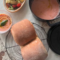 NEW動画でオンラインレッスン・ライ麦山型食パン＆トマトポタージュ