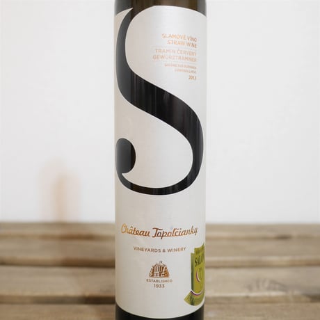 【デザートワイン】TRAMÍN ČERVENÝ 2013 – slamové vino［ゲヴュルツトラミネール  2013 - ストローワイン］