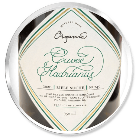 キュヴェ ハドリアヌス 2020［Cuvee Hadrianus / ORGANIC］