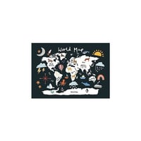 アートポスター 世界地図 シリーズ デザインNO-3