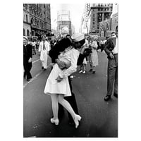 アートポスター モノクロ写真シリーズ 恋人　キス デザインNO-2