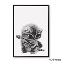 アートポスター 動物イラストシリーズ 猫 デザインNO-5