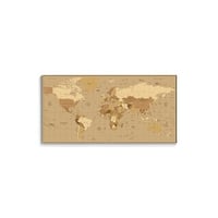 アートポスター 世界地図 シリーズ デザインNO-2