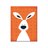 アートポスター 動物イラストシリーズ うさぎ デザインNO-2