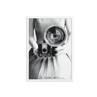 アートポスター モノクロ写真シリーズ ヴィンテージカメラ デザインNO-1
