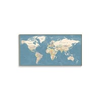アートポスター 世界地図 シリーズ デザインNO-9