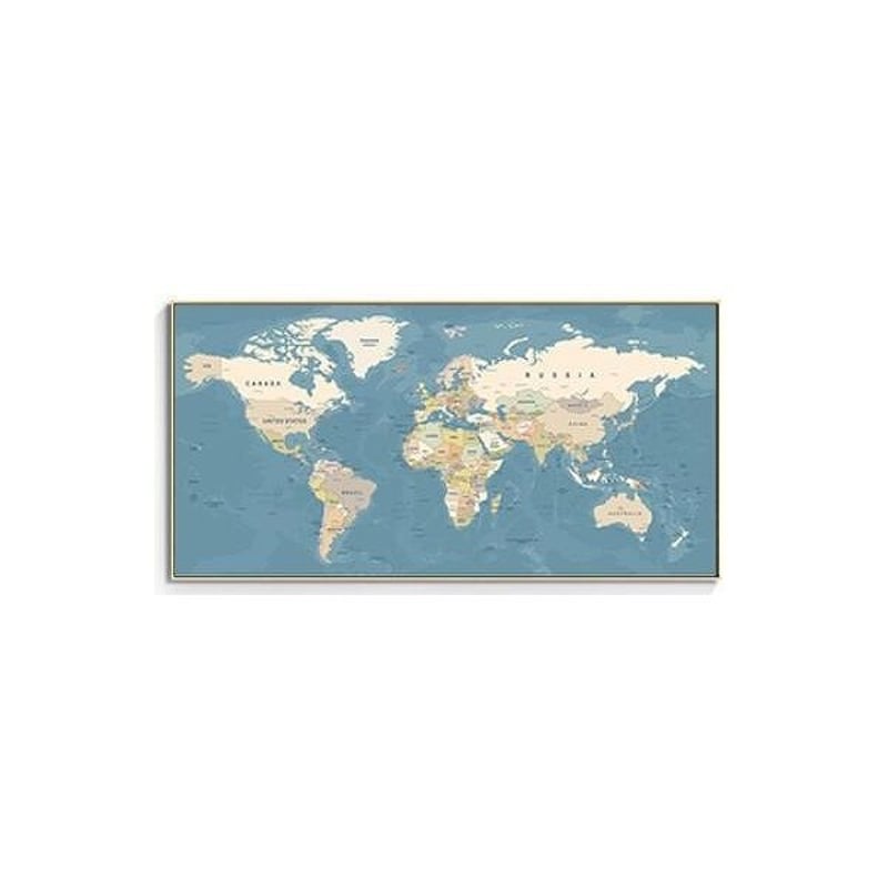 KAREアート　絵　世界地図 アートパネル キャンバスアート 世界地図 絵画 3枚セット 30