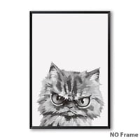 アートポスター 動物イラストシリーズ 猫 デザインNO-6