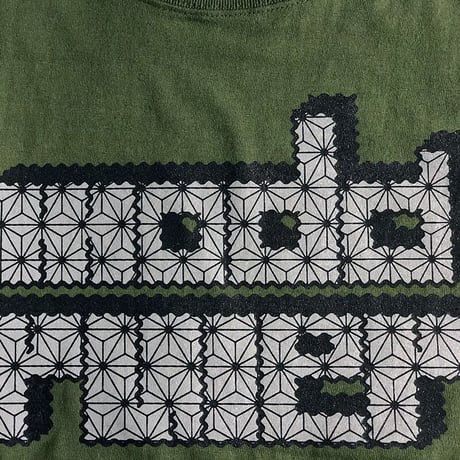 麻柄T-shirt