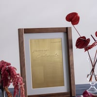 真鍮結婚証明書 B type | enu wedding