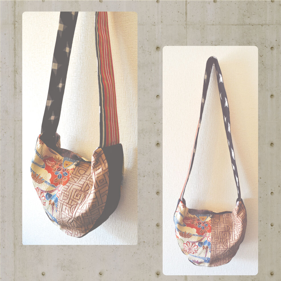 着物リメイク・ショルダーバッグ(マチ付) | KUMIs工房