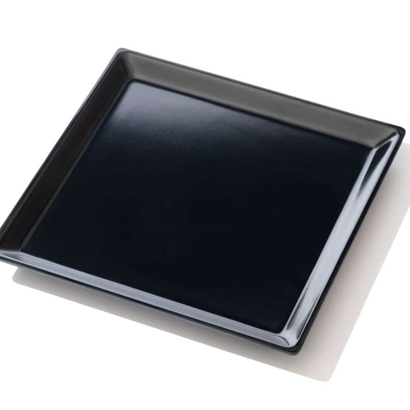 canowa スクエアリバーシブルプレート S 190 ブラック | canowa offic