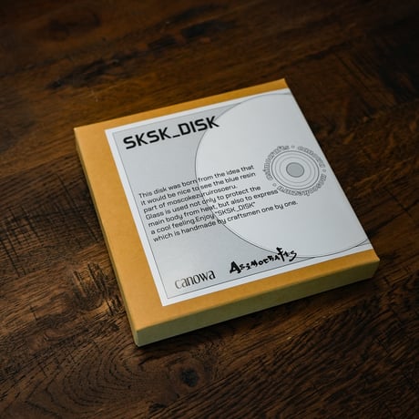 SKSK_DISK（MOSCOKEZURU専用ガラスDISK）蚊取線香ホルダー用