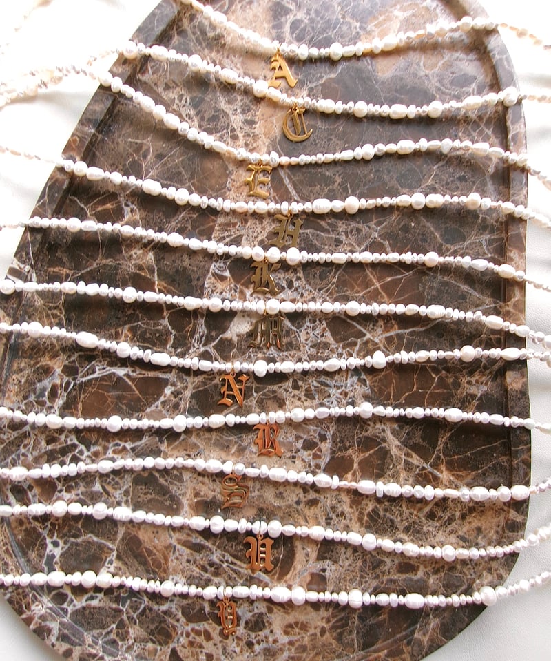 topazz A.B.C necklace (gold) | topazz