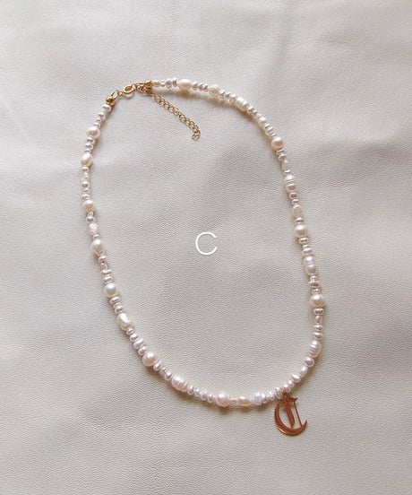 topazz A.B.C necklace (gold)