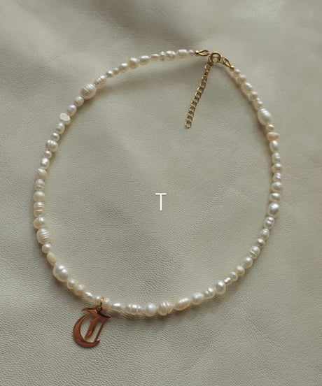 topazz A.B.C necklace (gold)