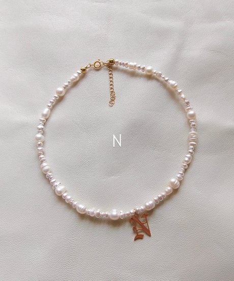 topazz A.B.C necklace (gold)