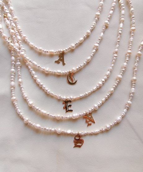 topazz A.B.C necklace (gold)