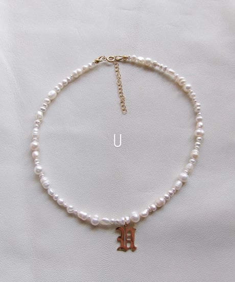 topazz A.B.C necklace (gold)