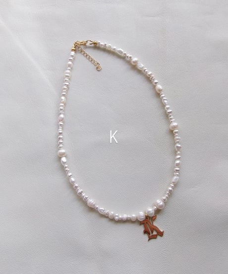 topazz A.B.C necklace (gold)