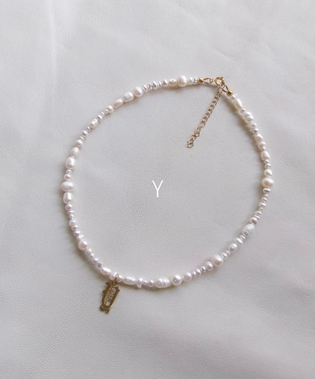 topazz A.B.C necklace (gold)