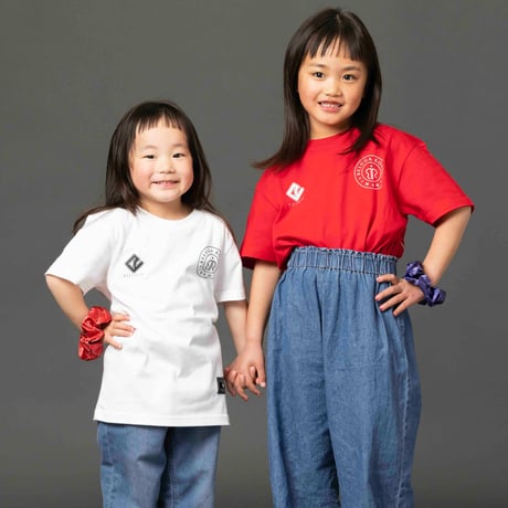 CILIFETY×BRI KIDS S/S Tシャツ(WHT・RED)
