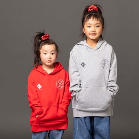 CILIFETY×BRI KIDSスウェットP/Oパーカー(GRY)