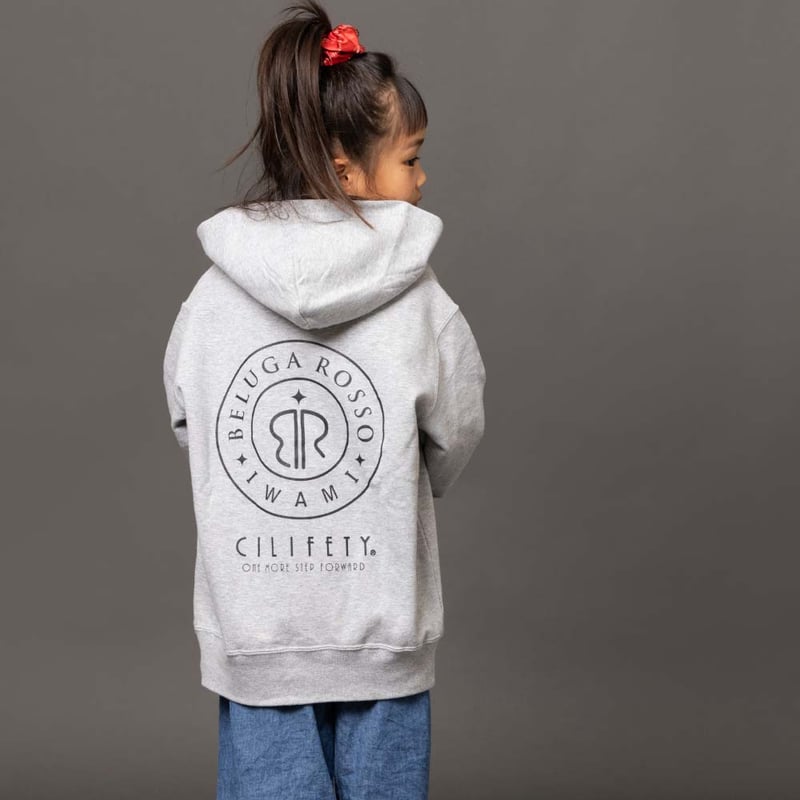 CILIFETY×BRI KIDSスウェットP/Oパーカー(GRY) | BELUGAROSS